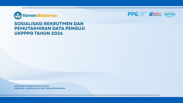 Admin IT dan Koordinator Bidang PPG Ikuti Sosialisasi Rekrutmen dan Pemutakhiran Data Penguji UKPPPG Tahun 2026