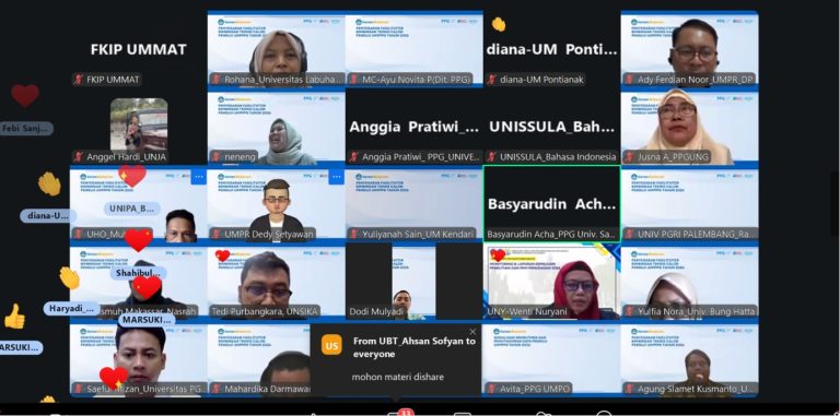 Dosen PPG Universitas Labuhanbatu ikuti Penyegaran Asesor Seleksi Masuk PPG Calon Guru 2026