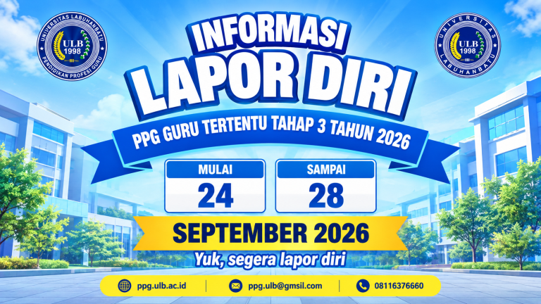 Informasi Lapor Diri PPG Guru Tertentu Tahap III Tahun 2026